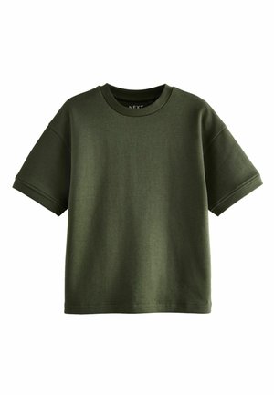 Next RELAXED FIT HEAVYWEIGHT  - T-paita - khaki green
