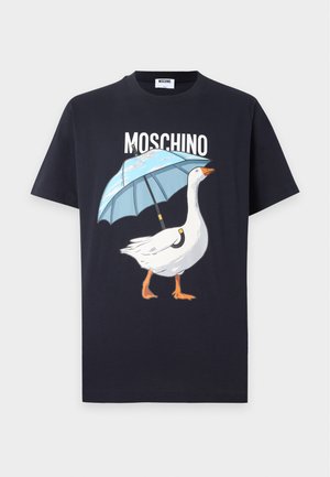 MOSCHINO, Print T-shirt - fantasia blue