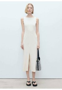 Mango MUSHU - Vestito lungo - off-white