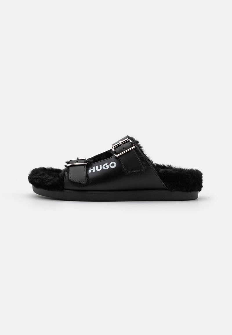Damen Sneaker | HUGO JUMBLE BUCKLES Pantolette flach black/schwarz - XG76134 Damen Sneaker | HUGO JUMBLE BUCKLES Pantolette flach black/schwarz - XG76134