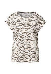 Street One MIT DEKO-TAPE - Print T-shirt - braun
