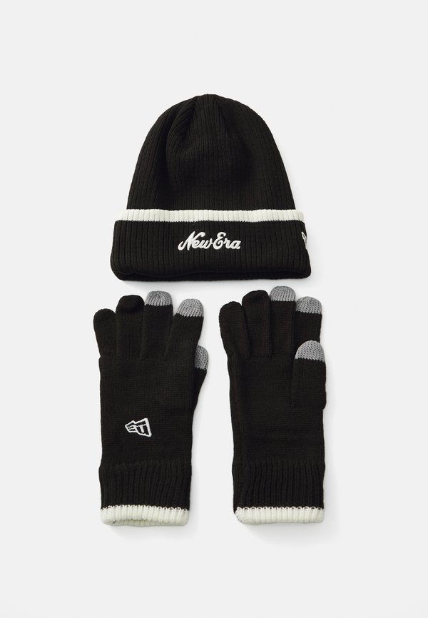 SCRIPT BEANIE UNISEX SET - Gloves1