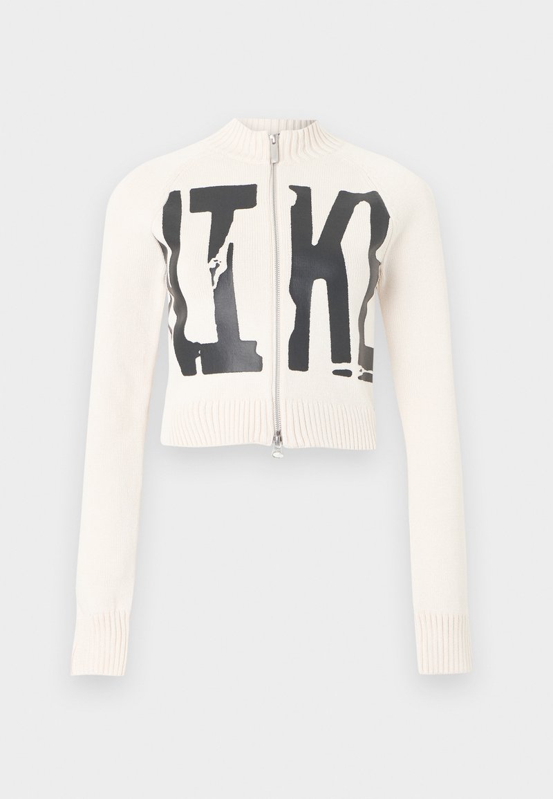 Nike Sportswear STREET GRAPHIC - Cardigan - chalk/black/off-white ...