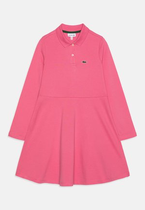 Lacoste DRESS CORE - Vestido informal - reseda pink