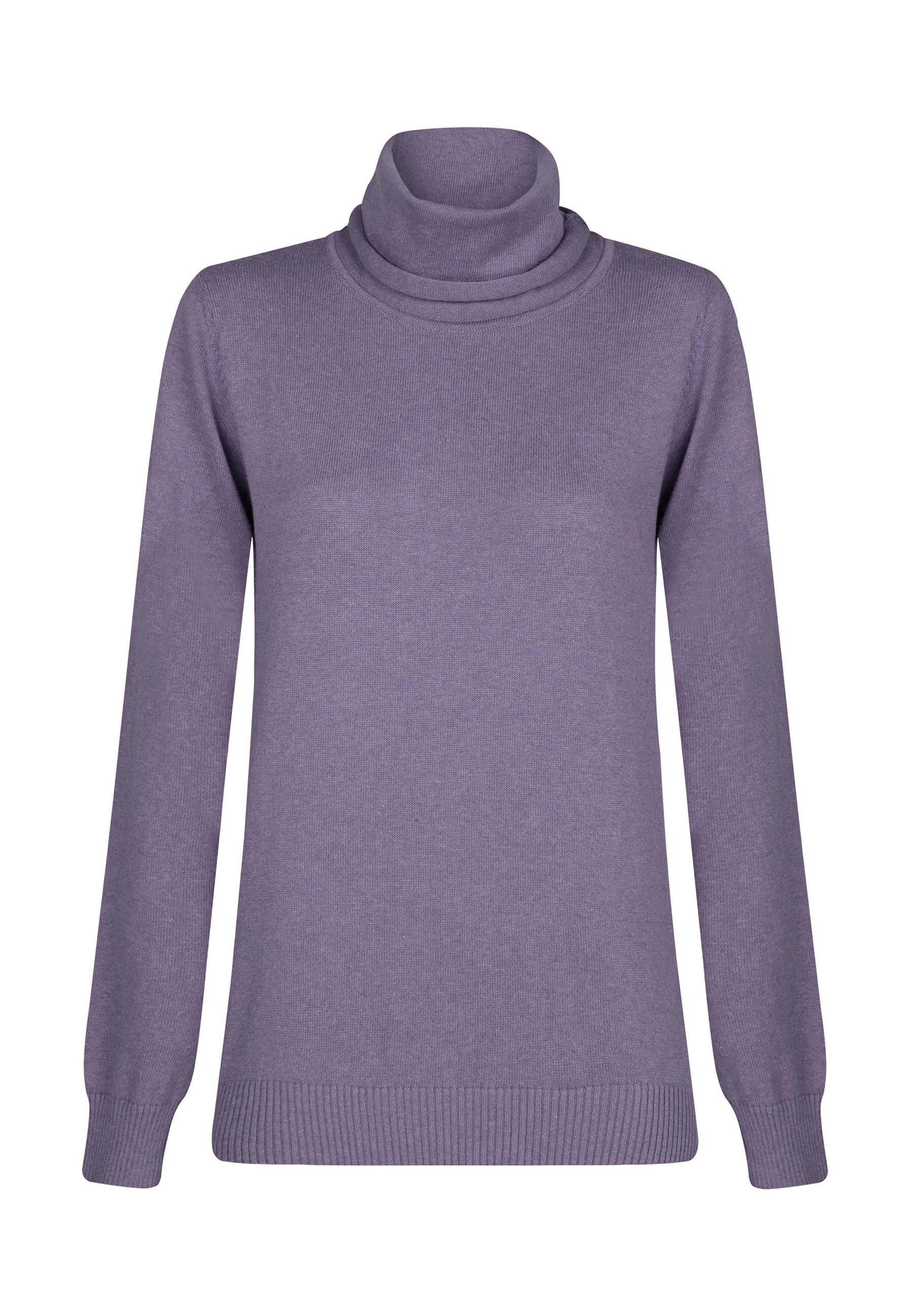 Knitted Sweater Purple Turtle Neck Jumper Knit Sweater Zara Purple