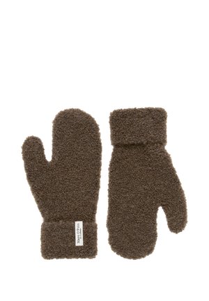 Fäustling - shaded brown melange