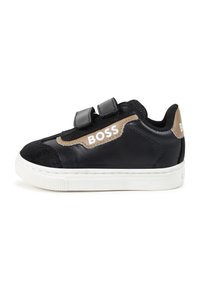 BOSS Kidswear SCRATCHÉES - Chaussures premiers pas - black
