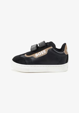 BOSS Kidswear SCRATCHÉES - Scarpe primi passi - black