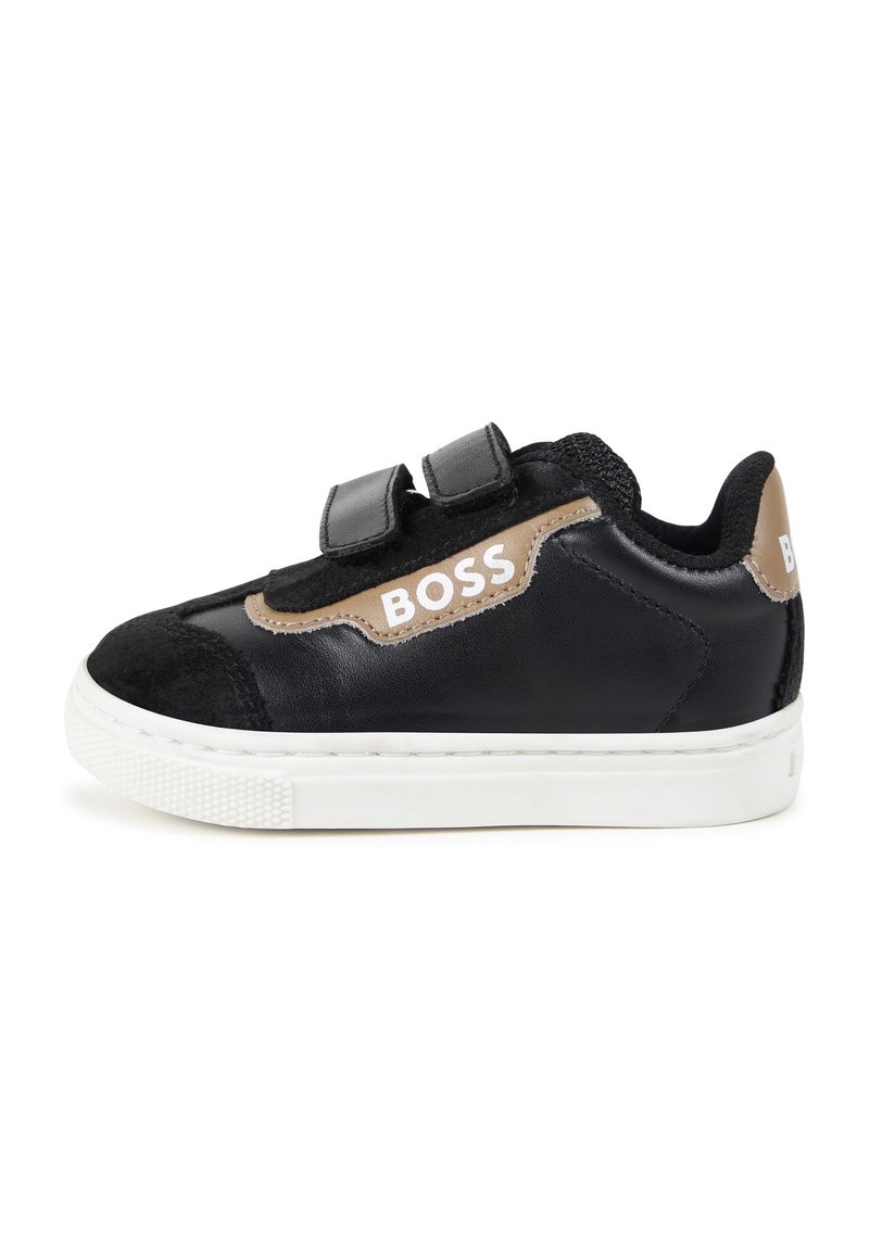 BOSS Kidswear SCRATCHÉES - Chaussures premiers pas - black