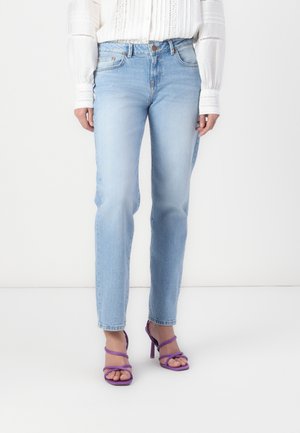 Jeans Straight Leg - light-blue denim