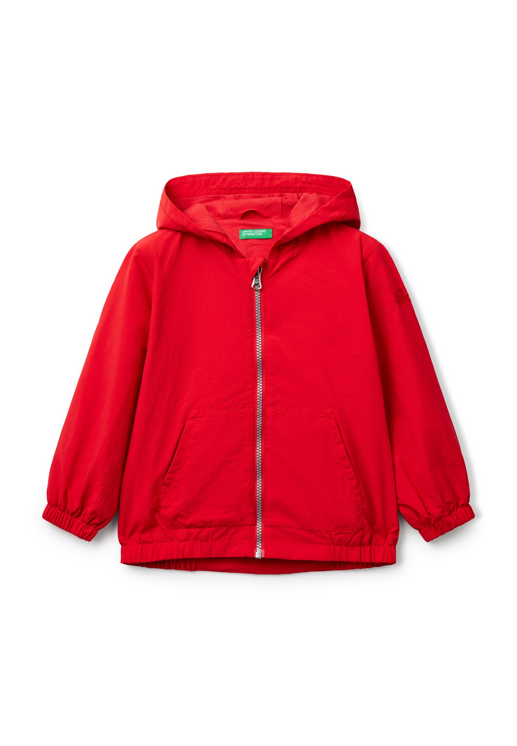 United Colors of Benetton WITH HOOD Sweater met rits red/rood