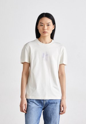 PLUS DIFFUSED REGULAR TEE - T-shirt print - ivory