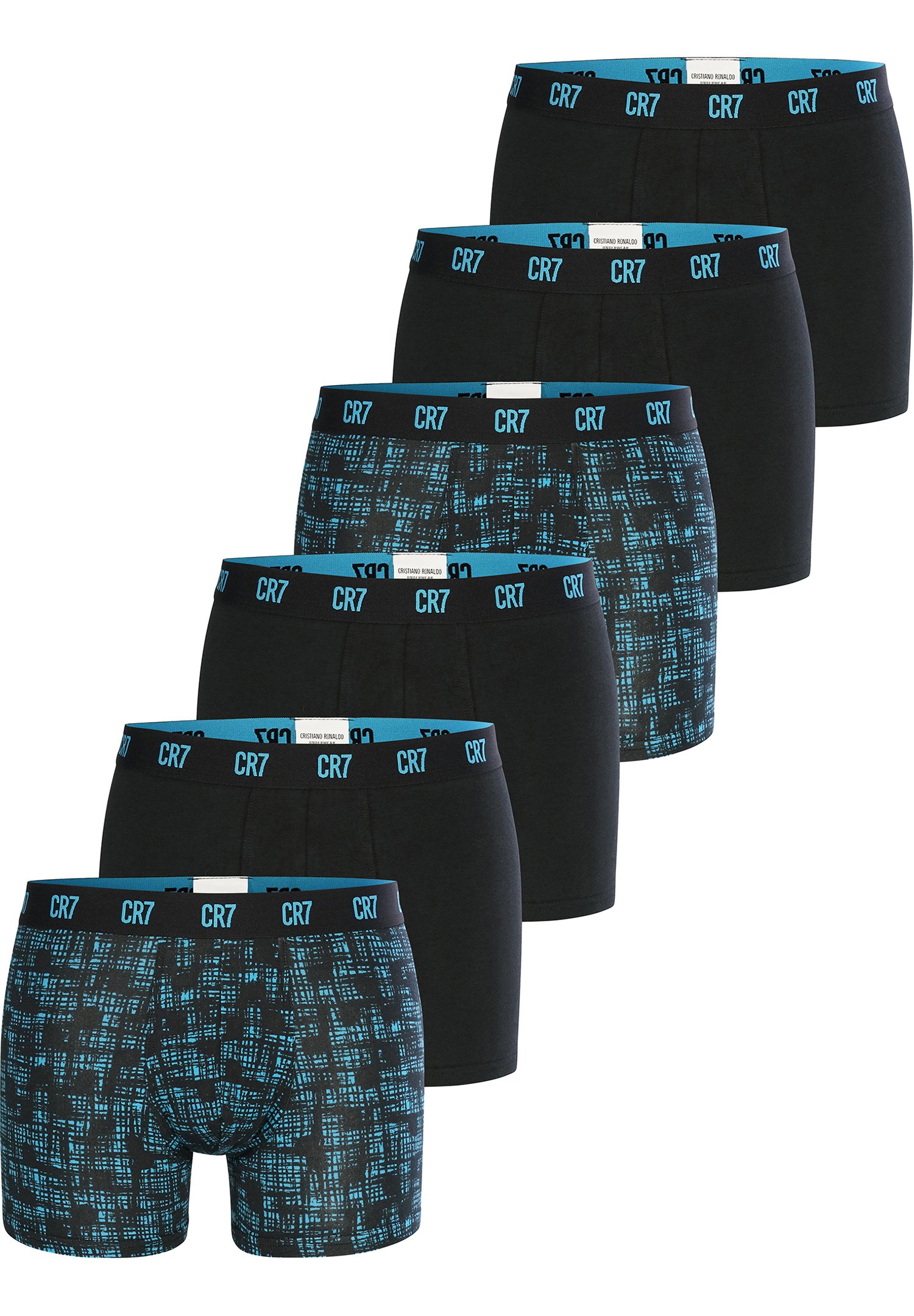 Cristiano Ronaldo Cr7 Cristiano Ronaldo Fashion 6 Pack Panties Blau Schwarz Schwarz Zalando De