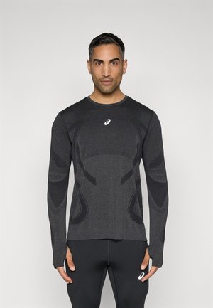 ASICS ROAD WINTER SEAMLESS TOP - Maglietta a manica lunga - performance black