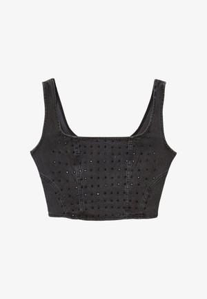 Calliope Bluse - nero denim