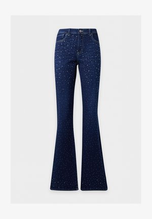ONLY Tall, ONLWAUW MID WAIST FLARE - Τζιν καμπάνα - dark blue denim