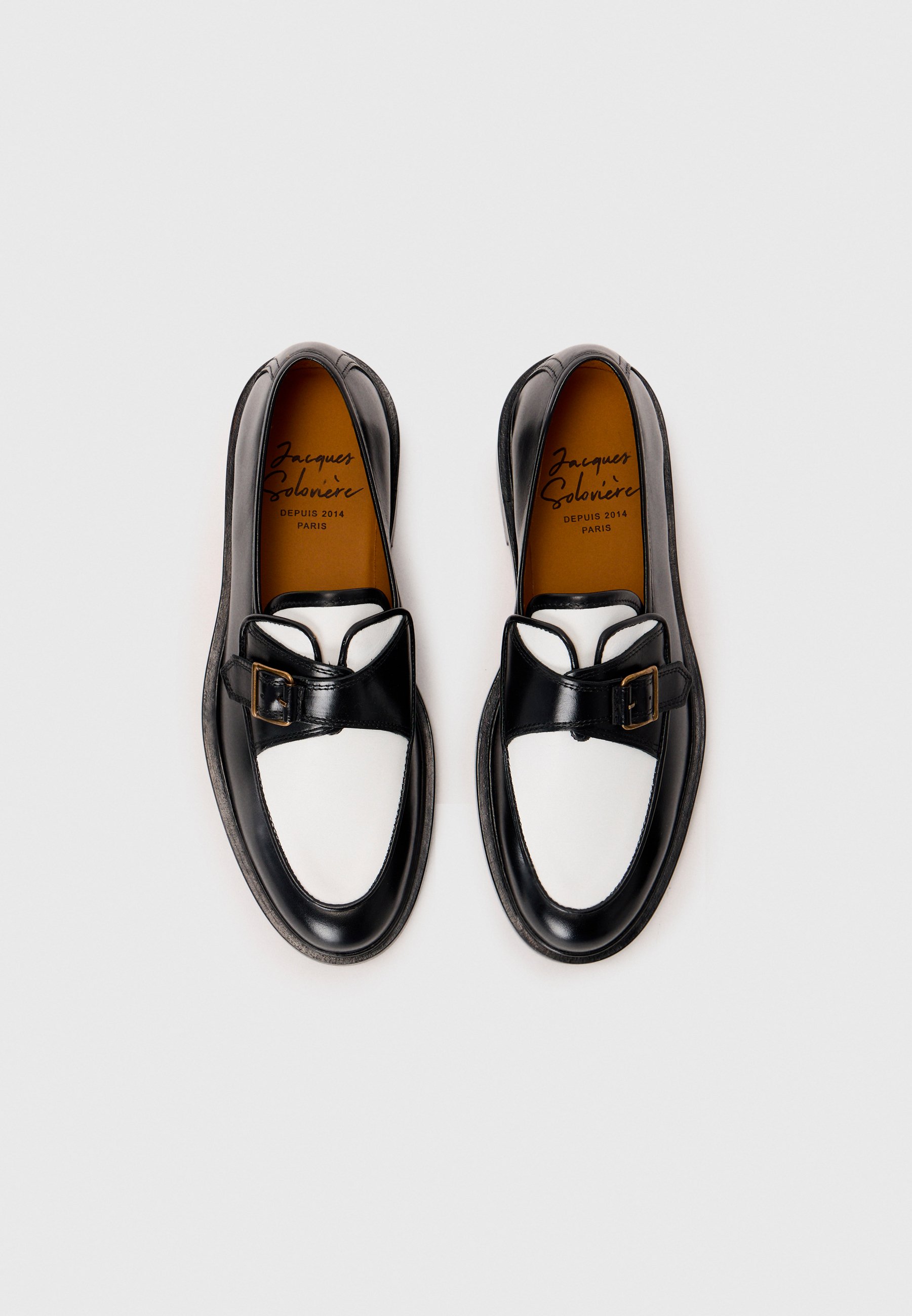Jacques Soloviere SERGE - Slip-ons - black/white/black - Zalando