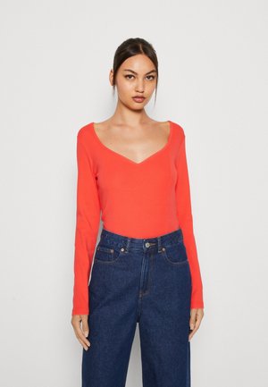 JDY JDYPINJA - Μπλούζα με μακριά μανίκια - bittersweet