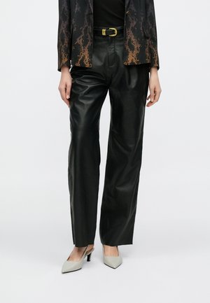 LORENA - Skindbukser - black