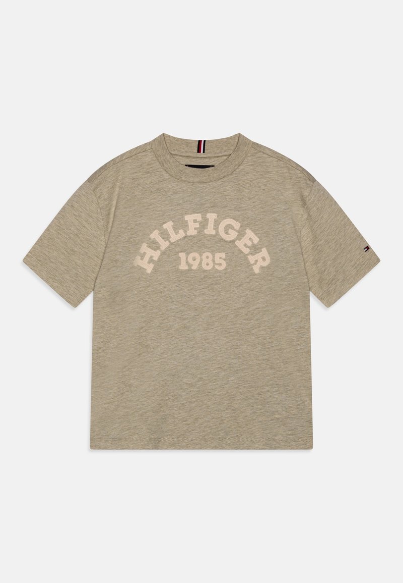 Tommy Hilfiger MONOTYPE 1985 ARCH TEE - Triko s potiskem - faded olive heather