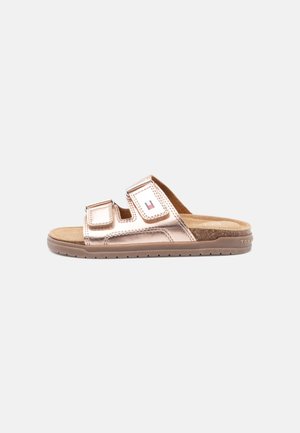 Tommy Hilfiger FRANCIS - Pantofle - rose gold-coloured
