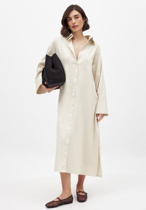 NA-KD Skjortklänning - beige
