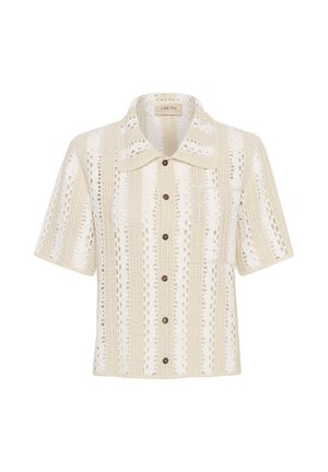 Cream CRHONEY - Button-down blouse - perfectly pale stripe