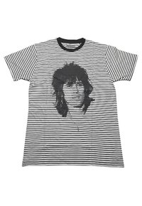 Paradiso Clothing THE ROLLING STONES KEITH PORTRAIT STRIPED - Print T-shirt - white