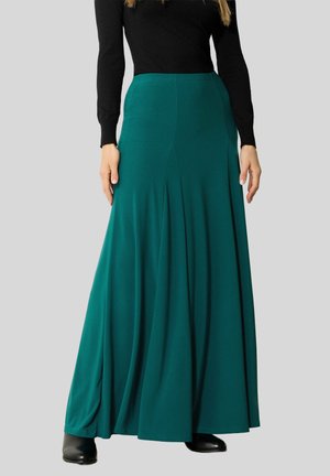 GODET MAXI  - Gonna a campana - teal