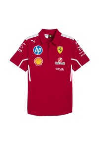 SCUDERIA FERRARI 2025 TEAM - Poloshirts - dark cherry