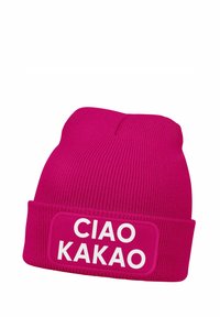 MoonWorks MIT PATCH CIAO KAKAO MIT SPRUCH - Beanie - pink