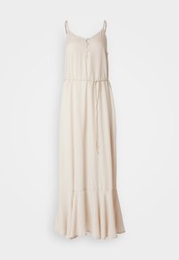 PCNYA SLIP BUTTON DRESS  - Vestito lungo - silver gray