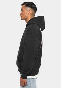 Dropsize MOBILE PHONE DESIGN - Kapuzenpullover - washedblack