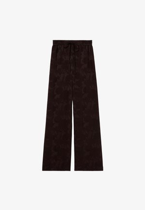 Claudie Pierlot, PANTS - Pantaloni - marron fonce