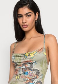 NEW girl ORDER DRAGON PRINT DRESS - Vestido de dia - green