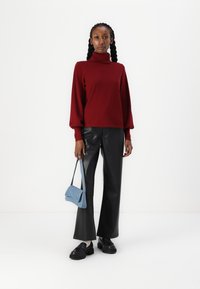 VILA VIAMANDA TURTLE NECK  - Pulóver - cabernet