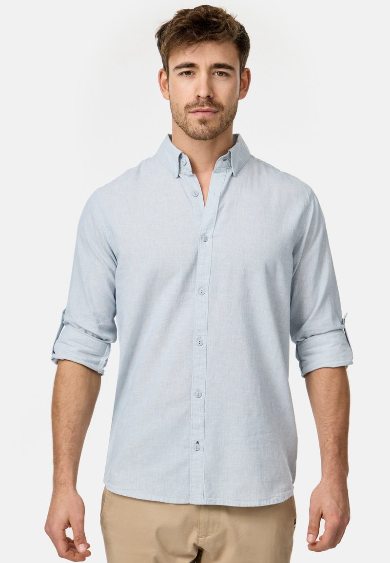 INDICODE JEANS - LANGARM BRAN - Chemise - sky way, Agrandir