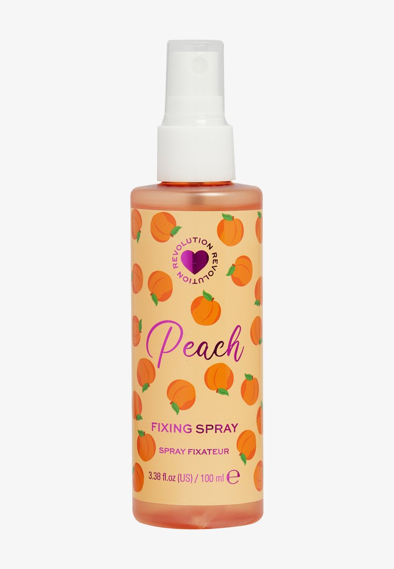 I Heart Revolution - I HEART REVOLUTION PEACHES & CREAM FIXING SPRAY - Spray fixant & poudre - clear, Agrandir