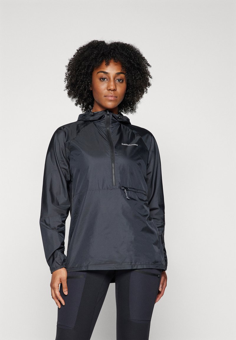 Peak Performance - LIGHTWEIGHT WIND ANORAK - Hardshell jacket - black, Enlarge