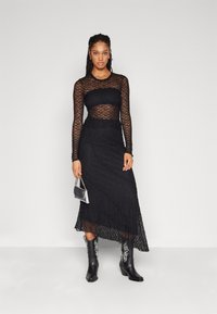 ONLY ONLKIM LACE SKIRT - Maxi sukně - black