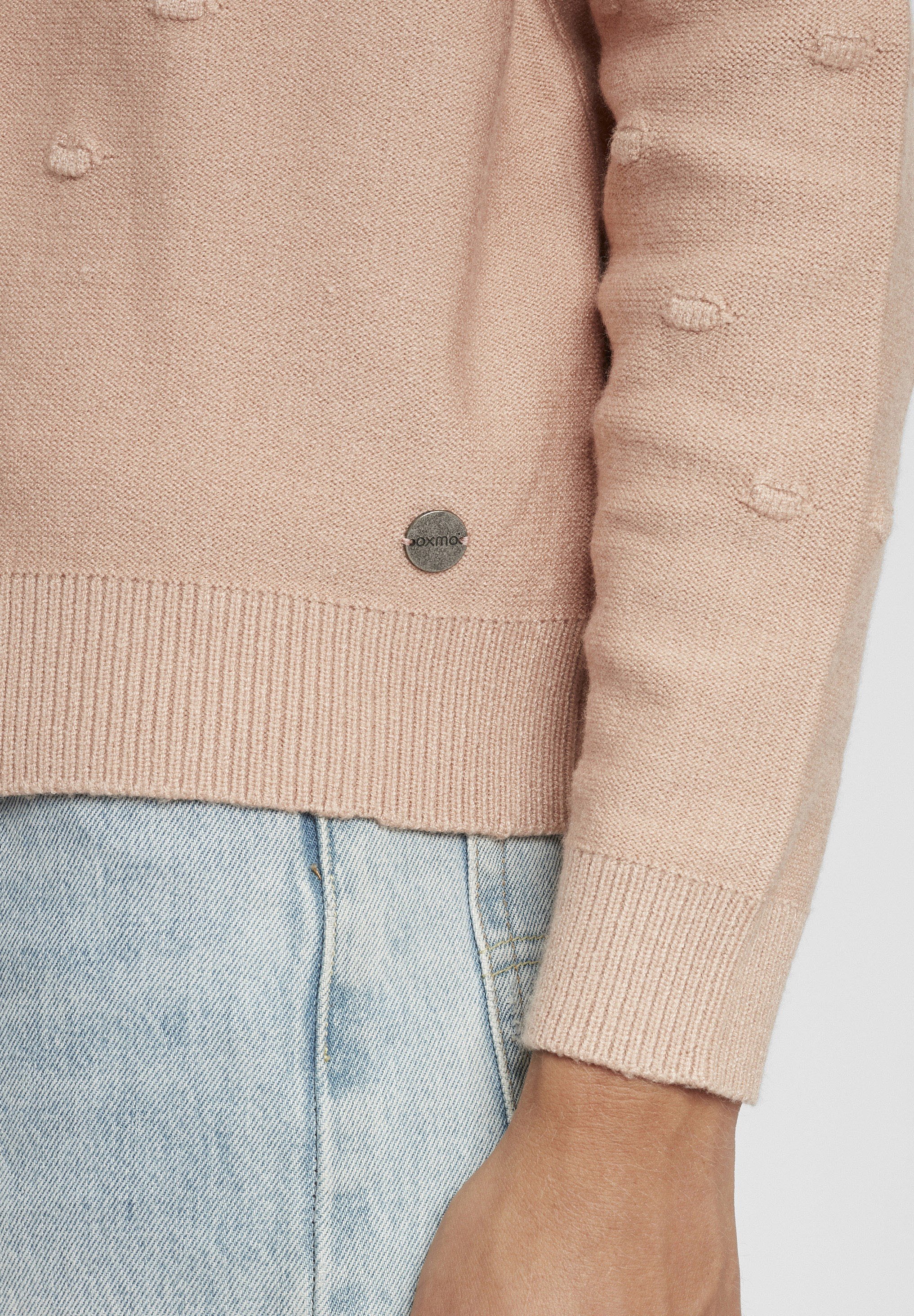 売れ筋商品|||オックスモ ニット&セーター レディース アウター OXKALOTTA - Cardigan - mahogany rose Oxmo OXKALOTTA - Cardigan - mahogany rose/light pink - Zalando