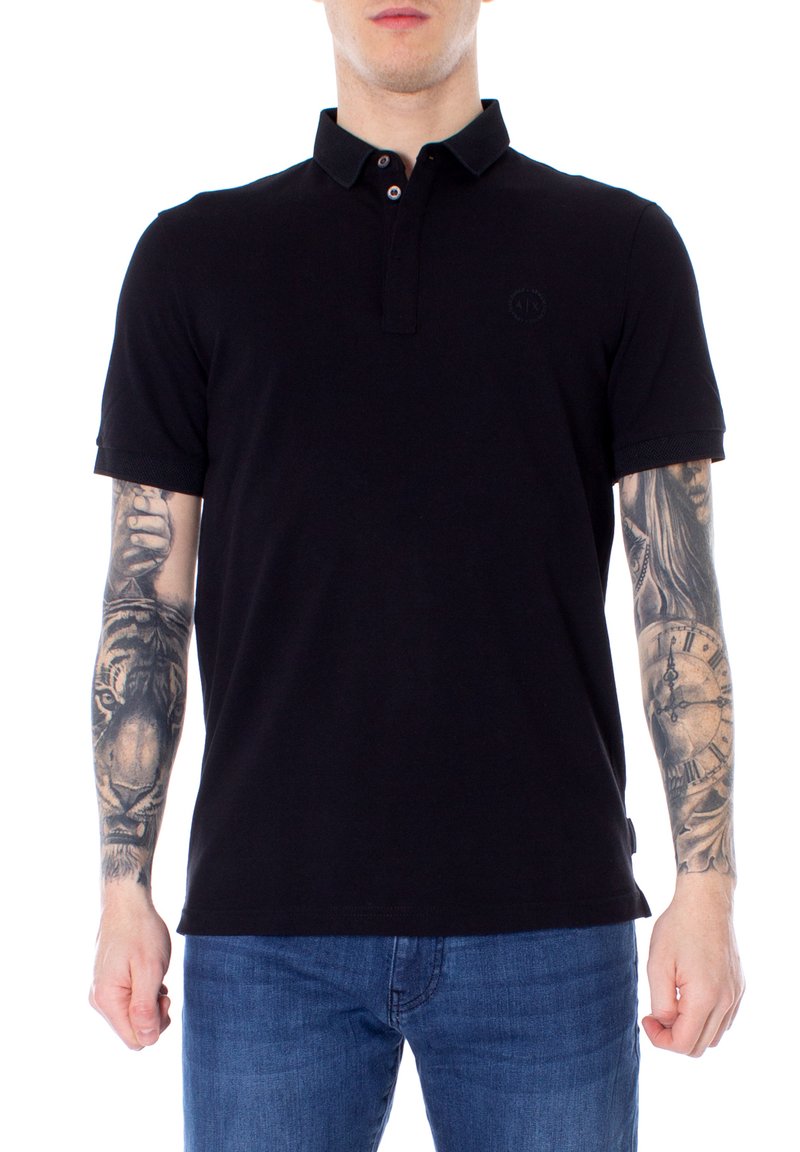 Armani Exchange - Poloshirt - black, Vergroten