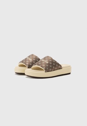 JORDAN SOPHIA SLIDE - Papuci - rattan/rattan/baroque brown/brown/sail
