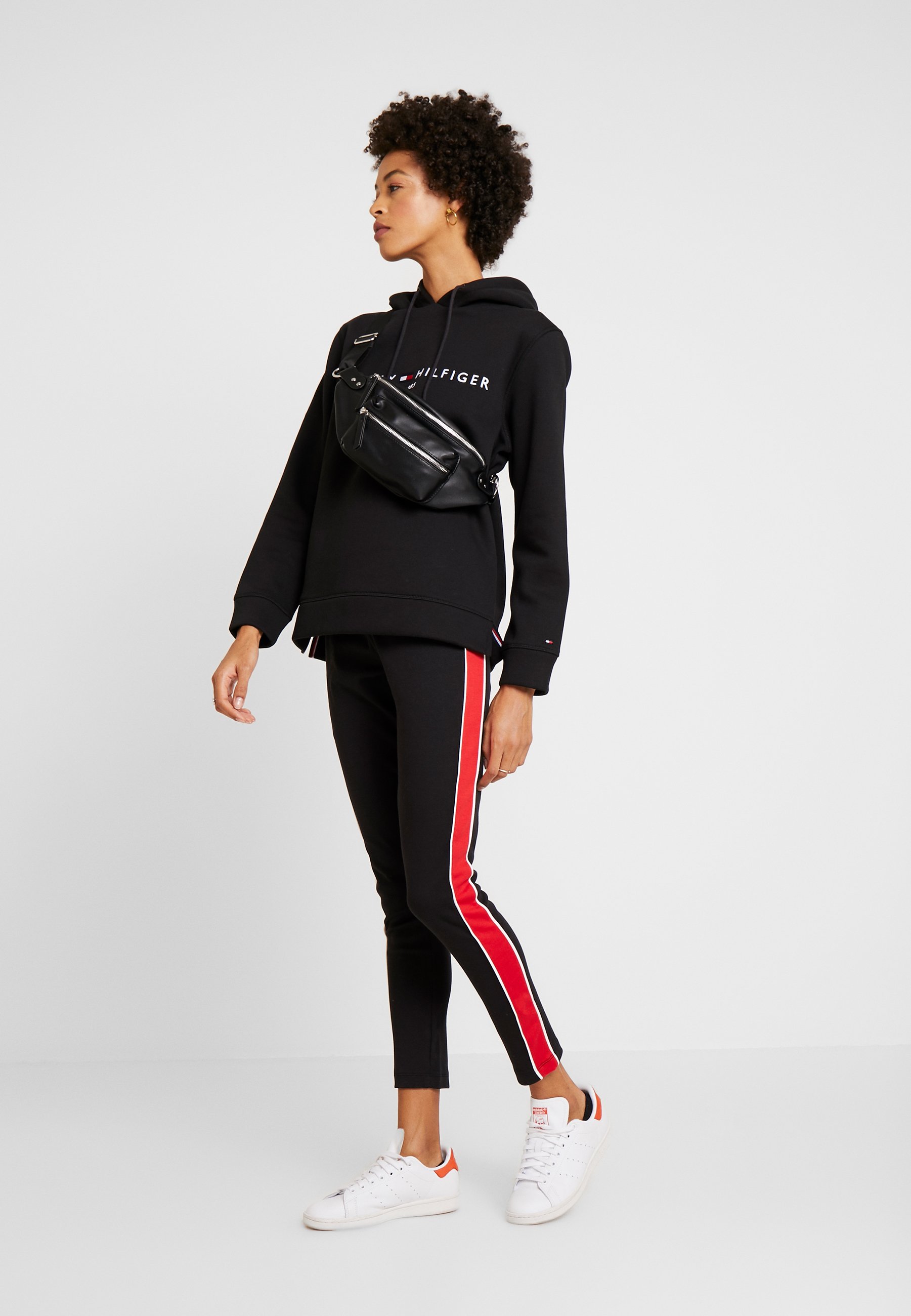 Tommy Hilfiger REGULAR HOODIE - Felpa con cappuccio - black/nero - Zalando .it