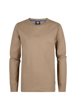 LOGO LONG-SLEEVED SEAWAY - Top s dlouhým rukávem - dark sand