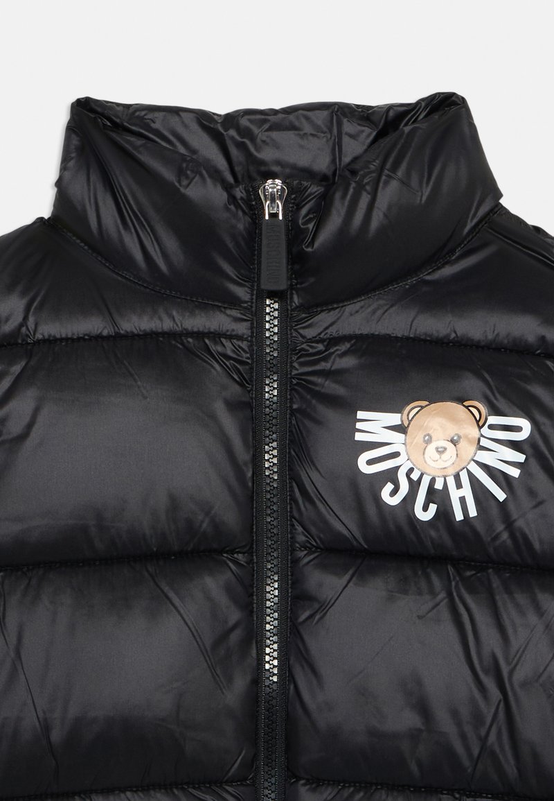 MOSCHINO PADDED GILET UNISEX Waistcoat nero/black/black