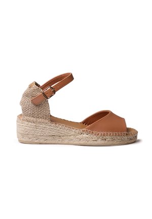 BRIELLA - Wedge sandals - cuiro