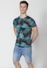Koroshi SHORT SLEEVE  - Triko s potiskem - black
