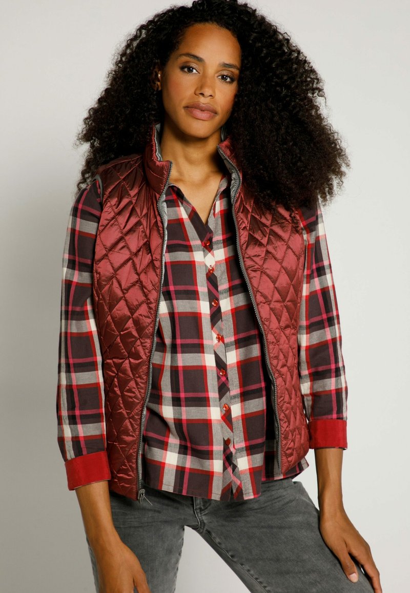 Damen Leichte Jacken | GINA LAURA REVERSIBLE Weste aschgrau/grau - NK34335 Damen Leichte Jacken | GINA LAURA REVERSIBLE Weste aschgrau/grau - NK34335
