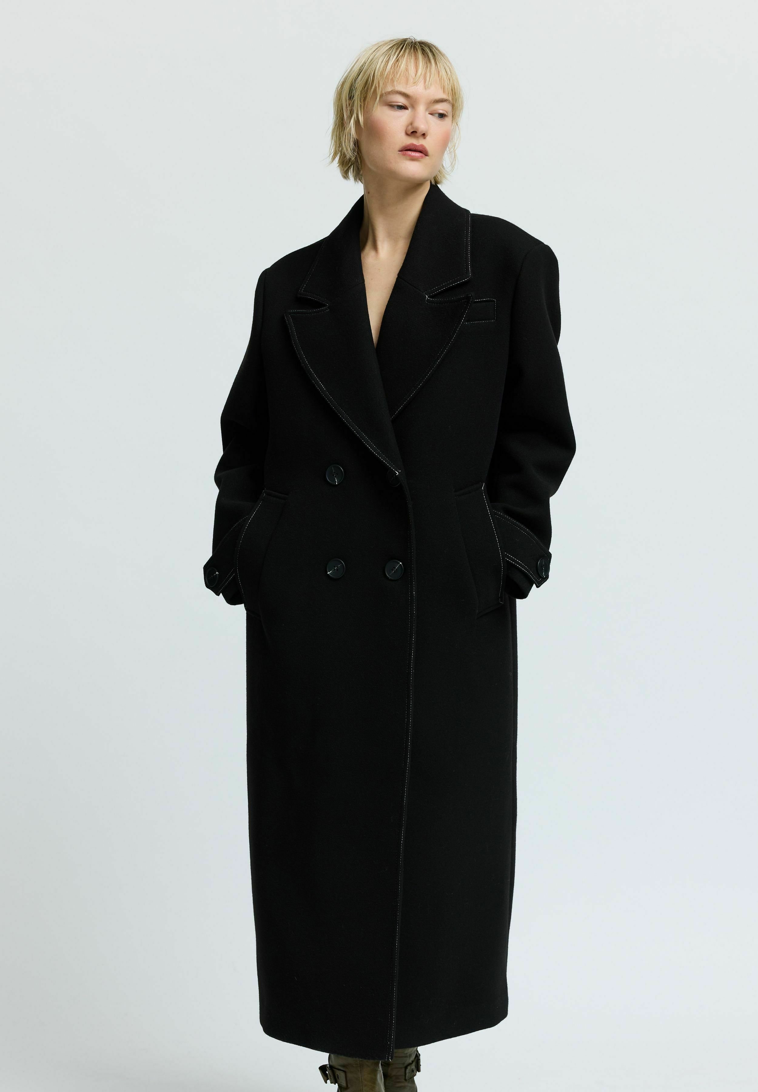 Résumé HELMARS - Classic coat - black - Zalando.ie
